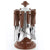  Brown Plastic Handles